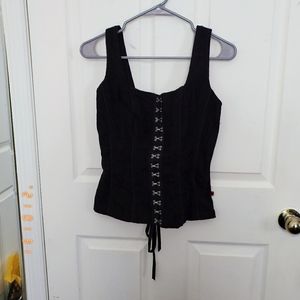 Black Corset Looking Tank